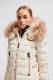 MONCLER GRENOBLE ��󥯥졼�� ����Ρ��֥� ��ǥ����� ���㥱�å�  098-1A00047-5399D LAMOURA HOODED SHEARLING SHORT DOWN JACKET 060 WHITE IVORY
