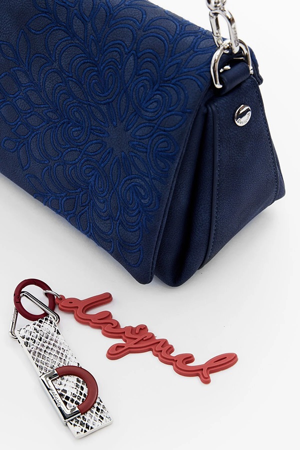 ��SALE 50%��DESIGUAL �ǥ������� �Хå� ��ǥ����� 25WAXPBF BAG_SIERRA NARON MEDIUM FLAP BLUE 5031