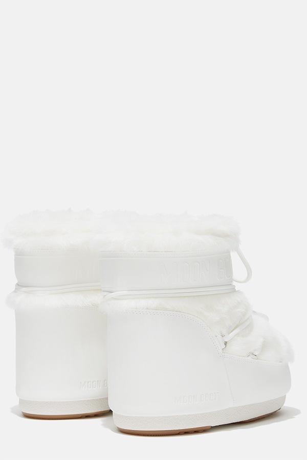 MOON BOOT �ࡼ��֡��� ���Ρ��֡��� 1409390 MB ICON LOW FAUX FUR A002 OPTICAL WHITE