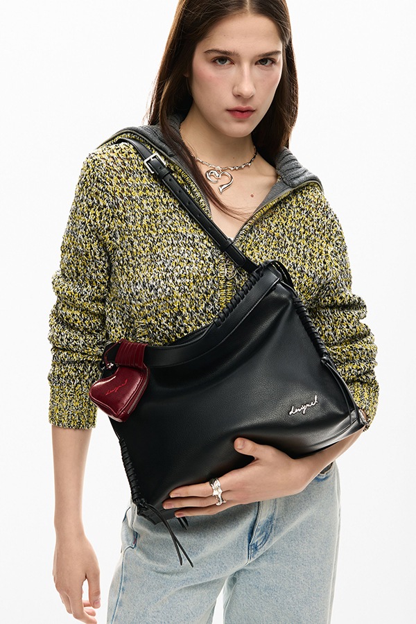 DESIGUAL �ǥ������� ��ǥ����� �Хå� 26SAXP93 BAG_TORIO LEIRIA BLACK 2000