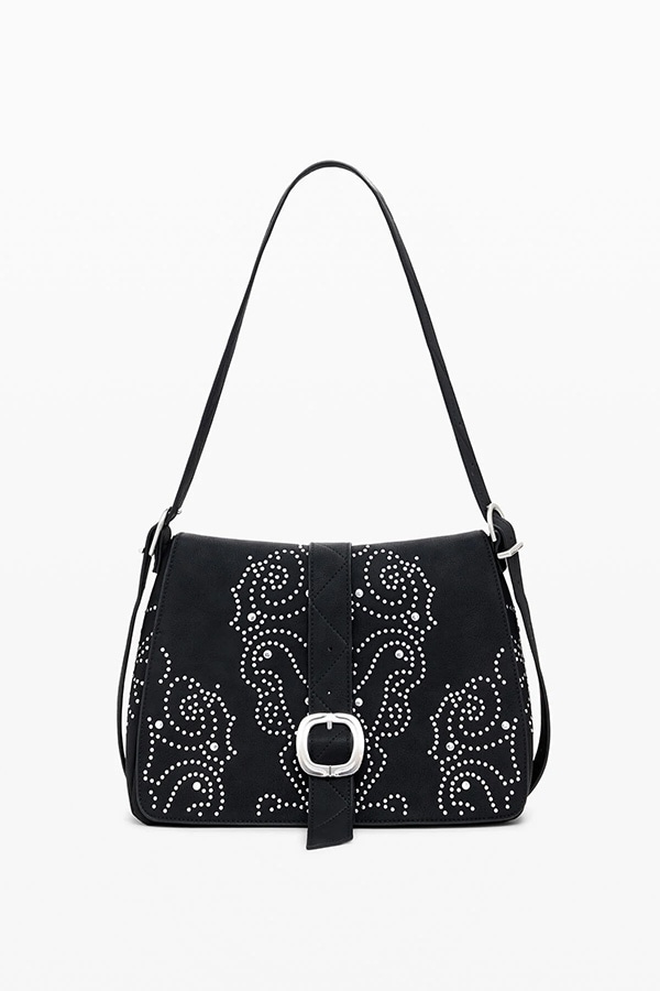 ��SALE 50%��DESIGUAL �ǥ������� �Хå� ��ǥ����� 25WAXPBH BAG_POKER FACE POSADAS MINI 2.0 BLACK 2000