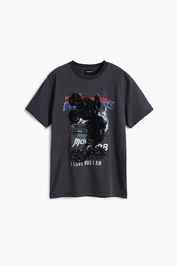 ��SALE 40%��DESIGUAL �ǥ������� ���åȥ��� ��ǥ����� 25WWTK56 TS_MICKEY LACE 2006