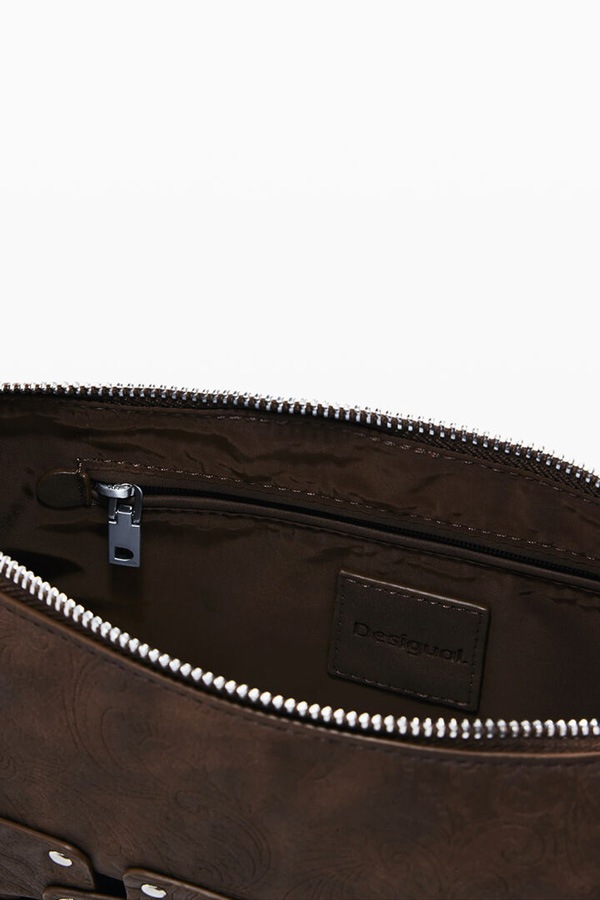 ��SALE 50%��DESIGUAL �ǥ������� �Хå� ��ǥ����� 25WAXPBO BAG_NEW PATCH 1 CHOCO 6009