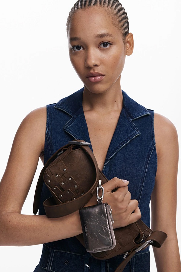 ��SALE 50%��DESIGUAL �ǥ������� �Хå� ��ǥ����� 25WAXPBO BAG_NEW PATCH 1 CHOCO 6009