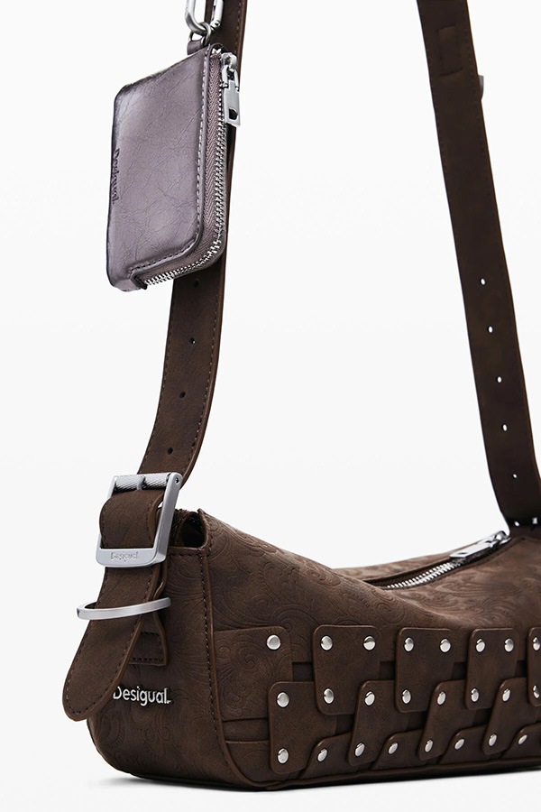 ��SALE 50%��DESIGUAL �ǥ������� �Хå� ��ǥ����� 25WAXPBO BAG_NEW PATCH 1 CHOCO 6009