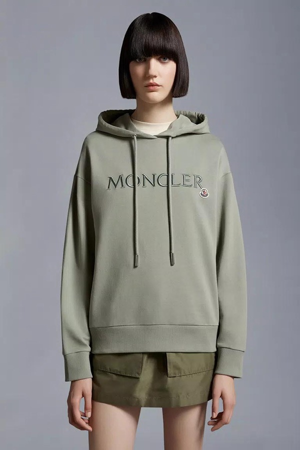 MONCLER 󥯥졼 åȥ ǥ W/HODIE SWEATWER 093-8G000-16-89A1K 92G SAGE GREEN