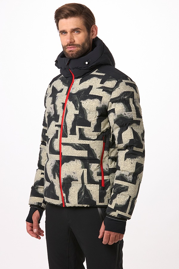 Toni Sailer ȥˡ顼  㥱å 351117P FINN PRINT Men Ski Jacket 510 mineral earth