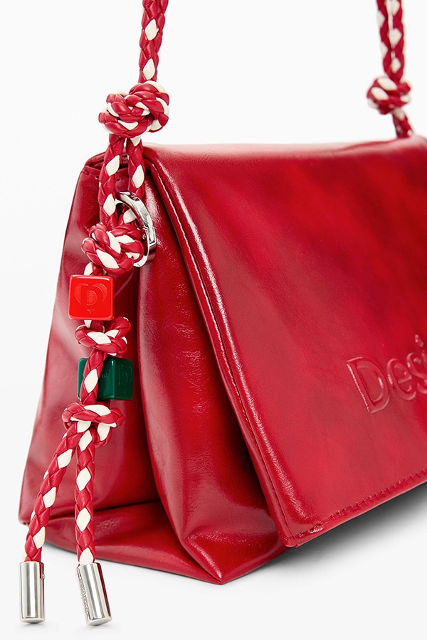 DESIGUAL �ǥ������� ��ǥ����� �Хå� 26SAXPAA BAG_HALF LOGO VENECIA 4.0 RED 3000
