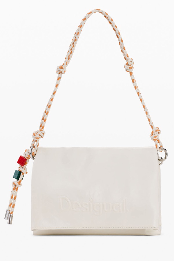 DESIGUAL �ǥ������� ��ǥ����� �Хå� 26SAXPAB BAG_HALF LOGO VENECIA 4.0 ECRU 1008