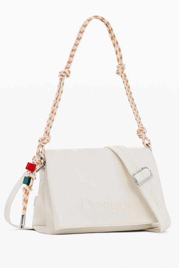 DESIGUAL �ǥ������� ��ǥ����� �Хå� 26SAXPAB BAG_HALF LOGO VENECIA 4.0 ECRU 1008