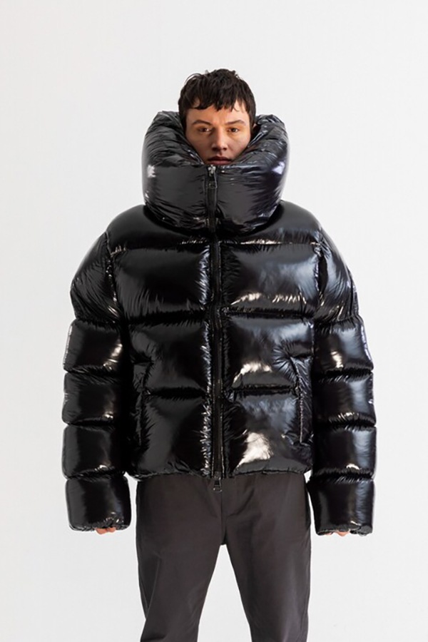 ��SALE 60%��XUMU ���� ���㥱�å� Super glossy black giant puffer coat BLACK