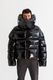 ��SALE 60%��XUMU ���� ���㥱�å� Super glossy black giant puffer coat BLACK