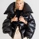 ��SALE 60%��XUMU ���� ���㥱�å� Super glossy black giant puffer coat BLACK