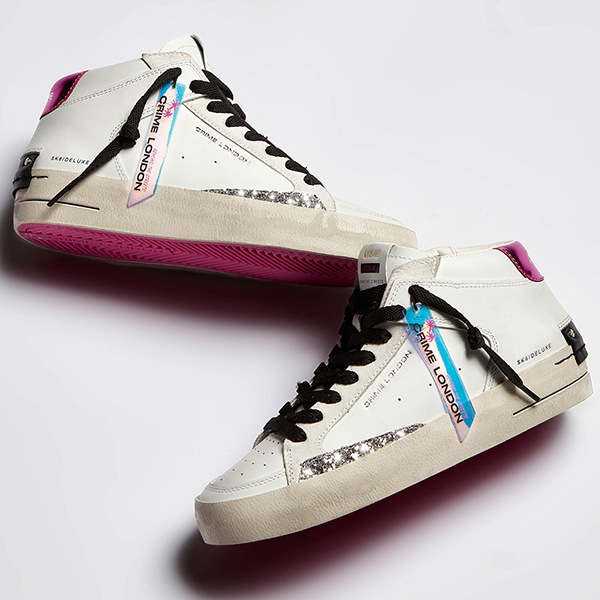 CRIME LONDON ǥ 塼 28153AA6 SK8 DELUXE MID LADIES 10