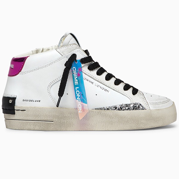CRIME LONDON ǥ 塼 28153AA6 SK8 DELUXE MID LADIES 10