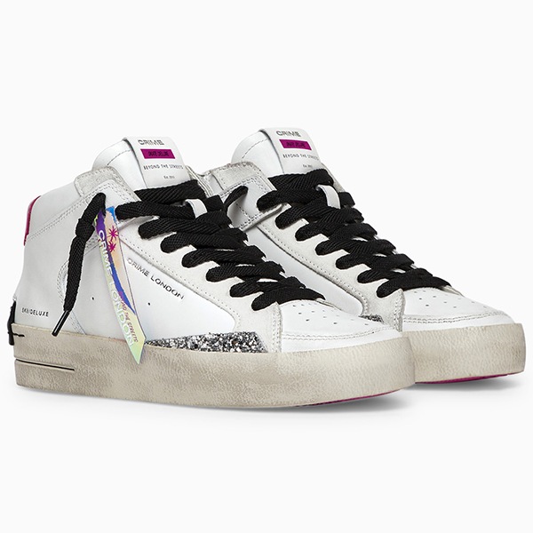 CRIME LONDON ǥ 塼 28153AA6 SK8 DELUXE MID LADIES 10