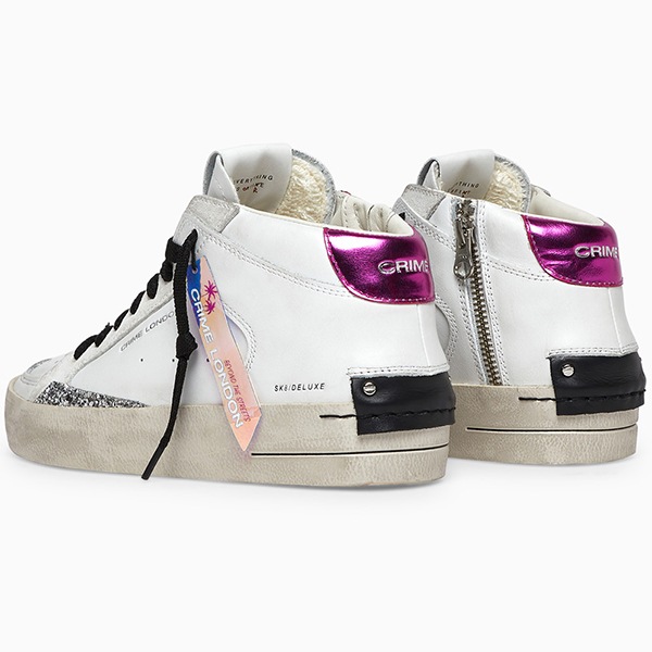 CRIME LONDON ǥ 塼 28153AA6 SK8 DELUXE MID LADIES 10