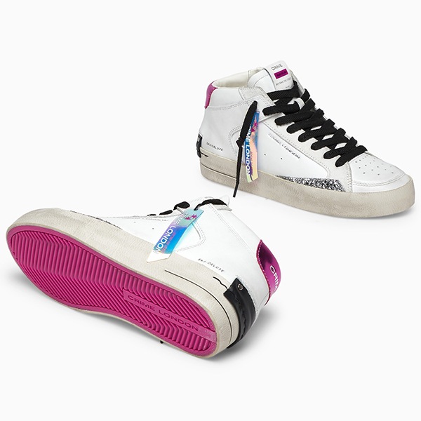 CRIME LONDON ǥ 塼 28153AA6 SK8 DELUXE MID LADIES 10
