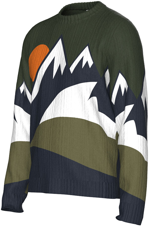 WE NORWEGIANS  Υ륦   Snow Mountain Sweater men 2312 Olive Green