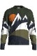 WE NORWEGIANS  Υ륦   Snow Mountain Sweater men 2312 Olive Green