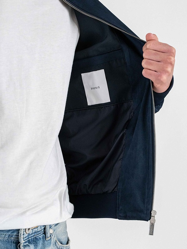 OVER/D ��� ���㥱�å� OC1S2S6J04 BOMBER JACKET BLUE
