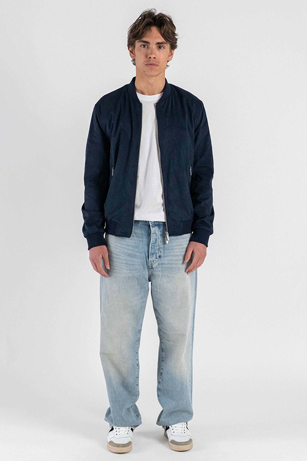 OVER/D ��� ���㥱�å� OC1S2S6J04 BOMBER JACKET BLUE