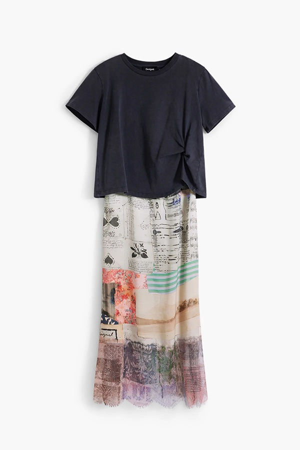 ��SALE 50%��DESIGUAL �ǥ������� ���ԡ��� ��ǥ����� 25WWVW17 VEST_COLLAGE 6015