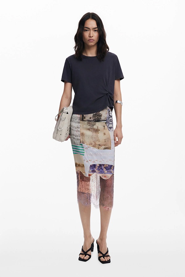 ��SALE 50%��DESIGUAL �ǥ������� ���ԡ��� ��ǥ����� 25WWVW17 VEST_COLLAGE 6015