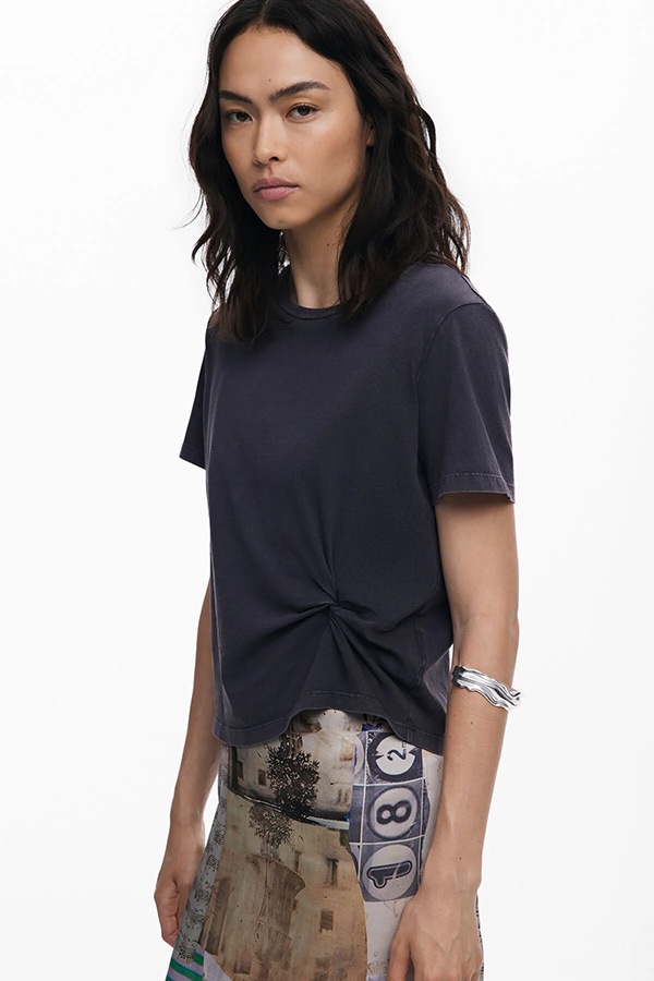 ��SALE 50%��DESIGUAL �ǥ������� ���ԡ��� ��ǥ����� 25WWVW17 VEST_COLLAGE 6015