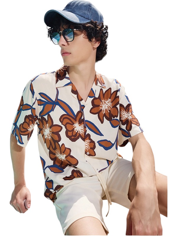 OVER/D ��� ����� OE1S2S6C45 SHIRT CIOCCOLAT