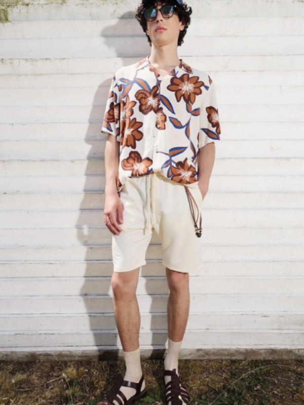 OVER/D ��� ����� OE1S2S6C45 SHIRT CIOCCOLAT
