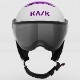 KASK  إå SHE00060 CHROME VISOR 263 White-Fuchsia/Fuchsia Mirror