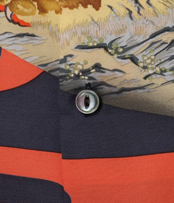 SUN SURF サンサーフ アロハシャツ SS39062 DRAGON & TIGER 165 RED