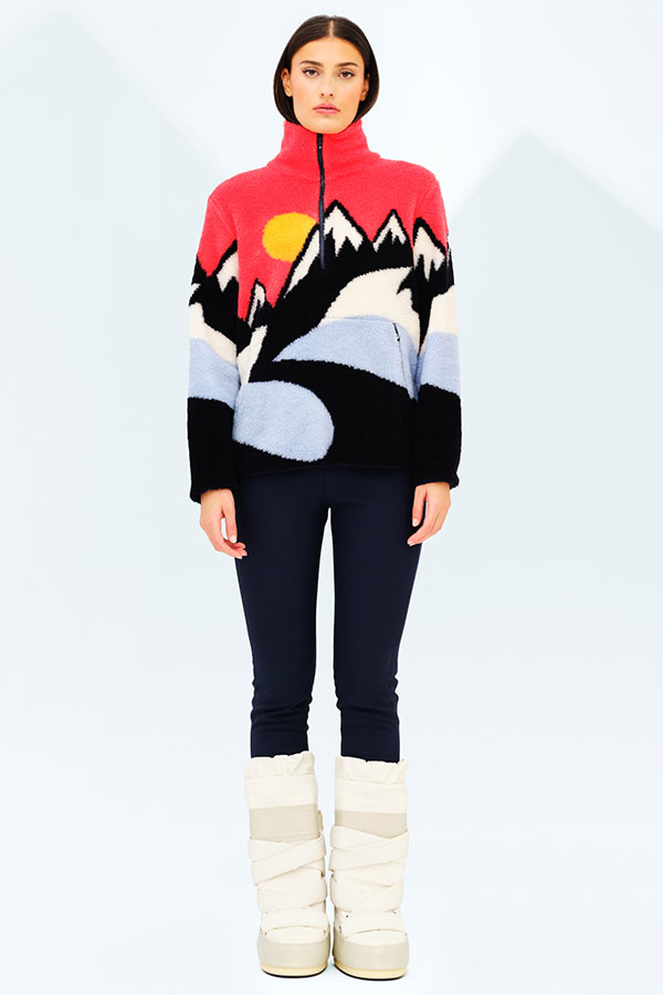 WE NORWEGIANS ������ �Υ륦��������� ��ǥ����� �������� Snow Fun Sweater women 2308 Flame