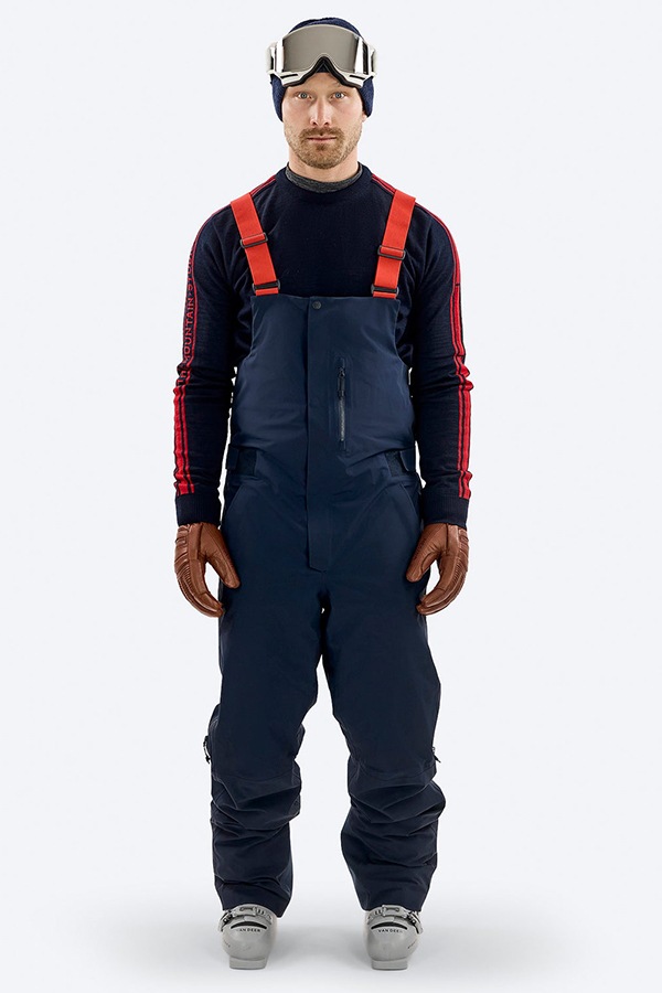 THE MOUNTAIN STUDIO   ѥ Y-5 YA-1242 3L HYBRID SHELL BIB PANT Sky Captain
