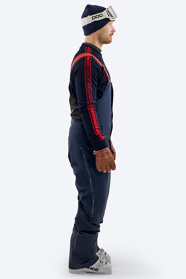 THE MOUNTAIN STUDIO   ѥ Y-5 YA-1242 3L HYBRID SHELL BIB PANT Sky Captain