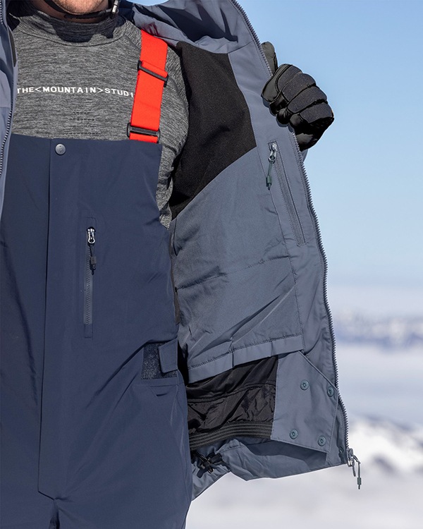 THE MOUNTAIN STUDIO   ѥ Y-5 YA-1242 3L HYBRID SHELL BIB PANT Sky Captain