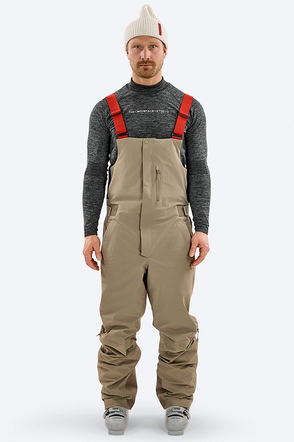 THE MOUNTAIN STUDIO   ѥ Y-5 YA-1242 3L HYBRID SHELL BIB PANT Brindle