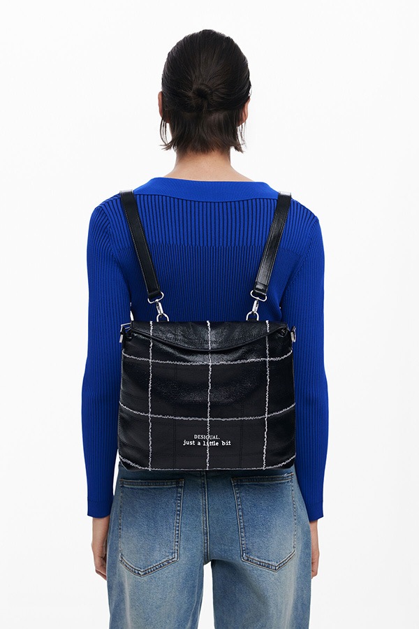 ��SALE 50%��DESIGUAL �ǥ������� �Хå��ѥå� ��ǥ����� 25WAKA07 BACK_MAI-TAI JERSEY BLACK 2000