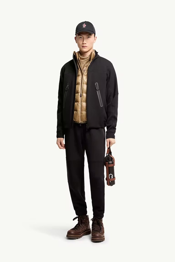 MONCLER GRENOBLE ��󥯥졼�� ����Ρ��֥� ��� �������å� 097-8G00005-89BC9 ZIP UP CARDIGAN 999