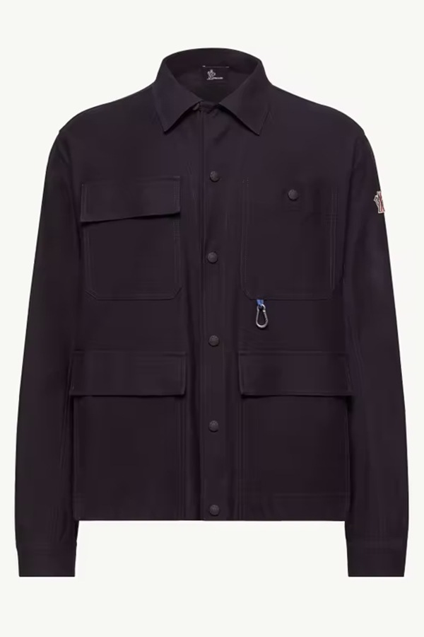 MONCLER GRENOBLE ��󥯥졼�� ����Ρ��֥� ��� ���㥱�å� 097-8P00001-89BCJ Cotton Gabardine Shirt Jacket 742