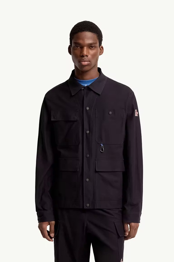 MONCLER GRENOBLE ��󥯥졼�� ����Ρ��֥� ��� ���㥱�å� 097-8P00001-89BCJ Cotton Gabardine Shirt Jacket 742