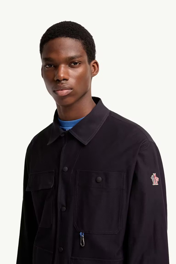 MONCLER GRENOBLE ��󥯥졼�� ����Ρ��֥� ��� ���㥱�å� 097-8P00001-89BCJ Cotton Gabardine Shirt Jacket 742