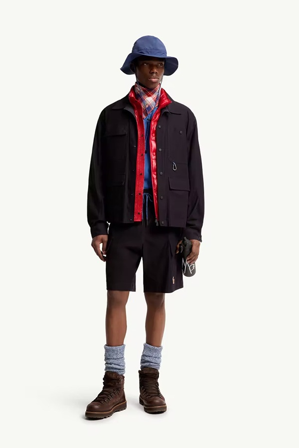 MONCLER GRENOBLE ��󥯥졼�� ����Ρ��֥� ��� ���㥱�å� 097-8P00001-89BCJ Cotton Gabardine Shirt Jacket 742