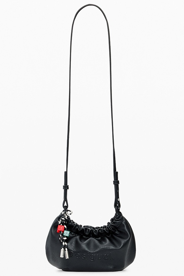 DESIGUAL �ǥ������� ��ǥ����� ���������Хå� ������ 26SAYP05 MONE_HALF LOGO WAVERLY PHONE BLACK 2000