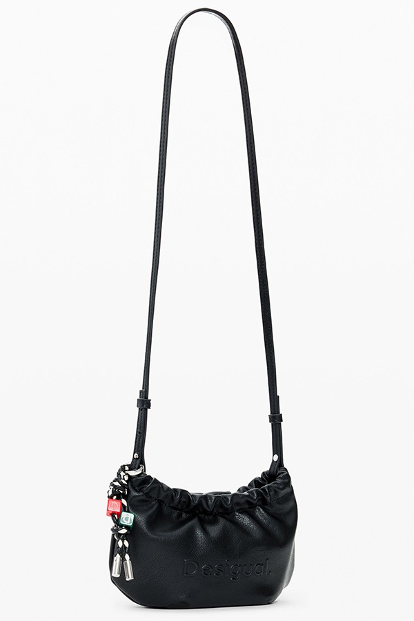 DESIGUAL �ǥ������� ��ǥ����� ���������Хå� ������ 26SAYP05 MONE_HALF LOGO WAVERLY PHONE BLACK 2000