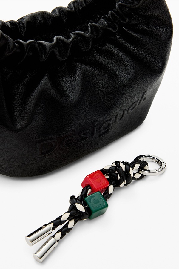 DESIGUAL �ǥ������� ��ǥ����� ���������Хå� ������ 26SAYP05 MONE_HALF LOGO WAVERLY PHONE BLACK 2000