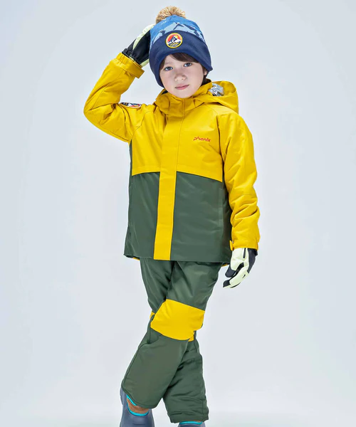 phenix 子ども用スキーウェアセット 140㎝ 美品！黒と黄色 phenix 子ども用スキーウェアセット 140 美品！黒と黄色 phenix