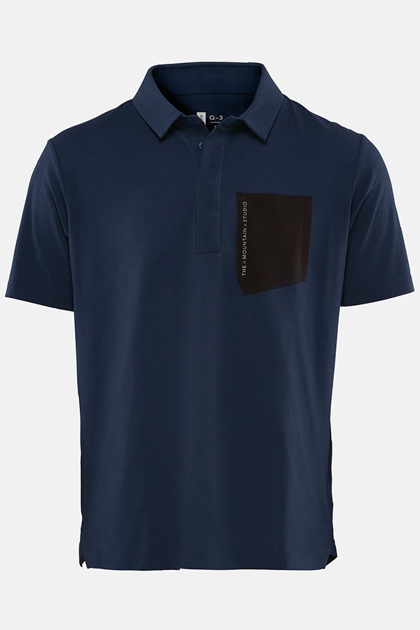 THE MOUNTAIN STUDIO ˥å ݥ Q-3 QA-1059 OUTDOOR POLO SHIRT DARK NAVY/78