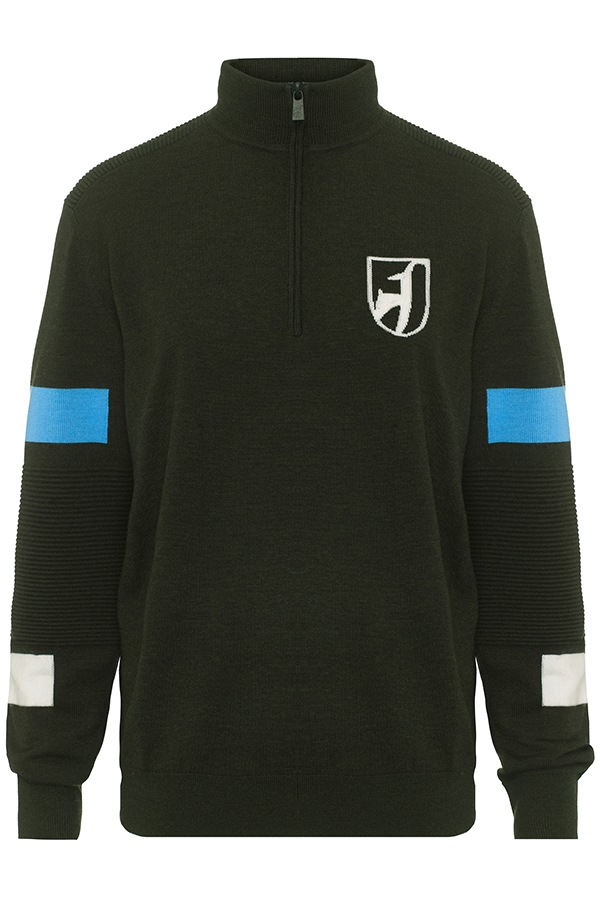 Toni Sailer ȥˡ顼  ʡ㥱å 351702 HUBERT Men Knit Pullover 637 dark pine